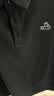 伯希和（Pelliot）户外速干polo衫商务T恤男女速干衣夏季短袖翻领半袖11421507黑M 实拍图