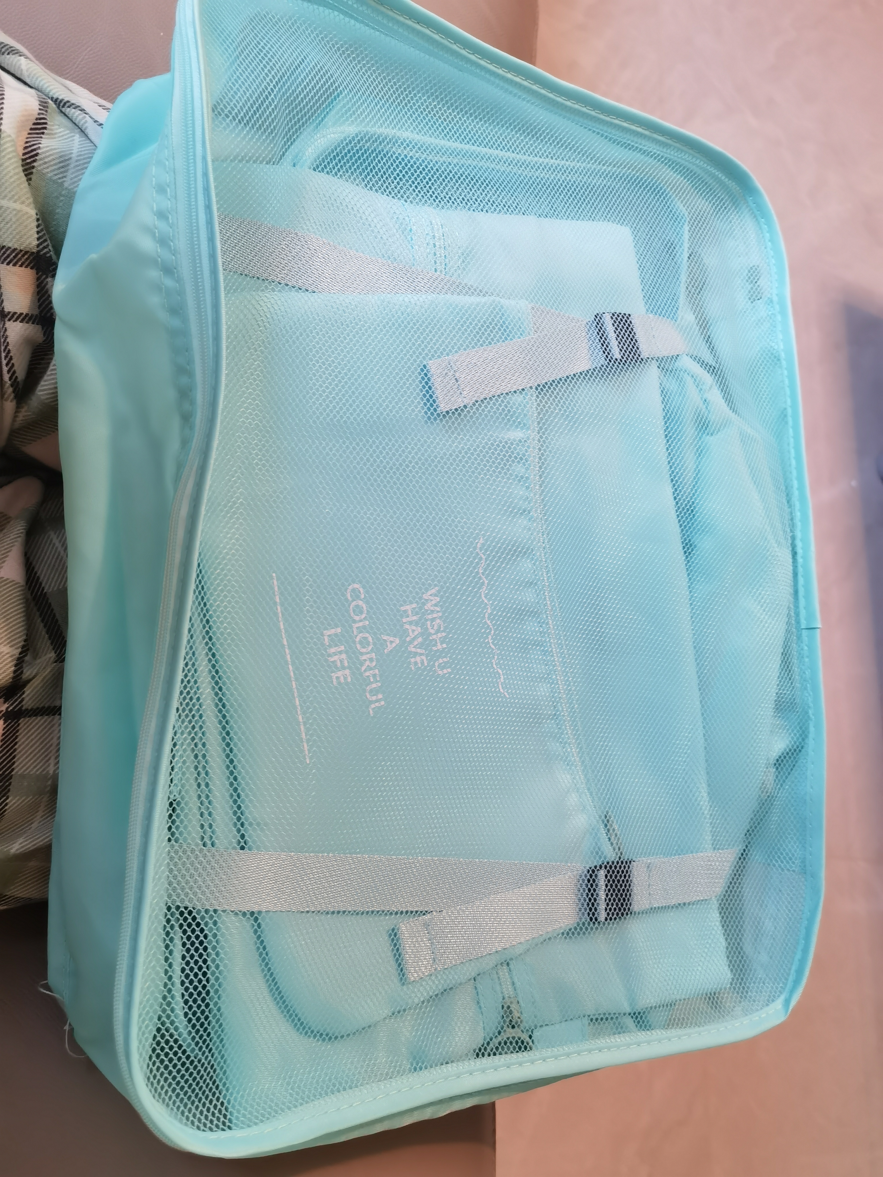 洁丽雅（Grace）旅行收纳袋洗漱包衣服收纳袋行李箱出差旅游自由组合0异味 实拍图