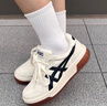 亚瑟士ASICS男鞋女鞋运动休闲鞋复古篮球鞋百搭板鞋 COURT MZ 米白色/黑色 41.5 实拍图