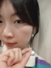 DAISY DREAM银色金属拉丝耳钉女2026新款爆款小众独特耳环轻奢高级感气质耳饰 银色拉丝耳环 实拍图