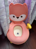 世纪宝贝（babyhood）儿童小马桶坐便器 加大防滑婴儿尿盆男女宝宝PU软坐垫 小狐狸款 实拍图