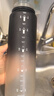 京东京造运动水杯  tritan水杯运动水壶大容量外出方便携带 黑白渐变1L 实拍图
