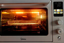 美的（Midea）Q40多功能电烤箱家用专业烘焙大容量多功能全自动 热风空气炸锅烤箱奶油风四面搪瓷/复脆发酵一体 实拍图
