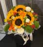 冉子花坊鲜花速递同城配送向日葵混搭抱抱桶玫瑰送女友爱人生日礼物真鲜花 抱抱桶混搭 实拍图
