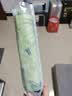 天堂伞 防风雨伞三折 便携折叠拒水晴雨两用伞商务伞男女趣味字母浅草绿 实拍图