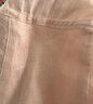 MUJI 女式 汉麻水洗衬衫领长袖衬衫女士女装衬衣外套内搭上衣女款春夏 浅橙色 M （160/84A ） 实拍图