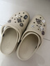 卡骆驰（CROCS）新款厚底云朵洞洞鞋送女友礼物206750 骨白色   36-37 实拍图