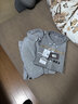 罗蒙（ROMON）100%纯棉牛津纺长袖衬衫男士休闲上衣春秋新款中青年商务休闲衬衣 浅灰 42 实拍图