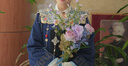 京东鲜花莫奈花园假花仿真花摆设紫色装饰花束乔迁轻奢高级感拍照道具高档 实拍图
