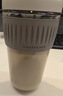 乐扣乐扣（LOCK&LOCK）咖啡杯耐热玻璃水杯子男女学生便携式双饮吸管杯随手杯500ML灰色 实拍图