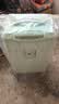 联昂大容量行李箱男女学生高颜值多功能行李箱大号旅行箱出国留学皮箱 天蓝色【杯架+充电口+刹车减震】 24英寸 【升级加厚款】 实拍图