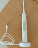 飞利浦（PHILIPS）声波电动牙刷钻石3系 5倍洁齿5种模式 洁净刷头*2 生日礼物送男士/女友 HX5161/05抹茶绿 实拍图