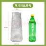 漫生活透明玻璃花瓶插花水养大号客厅摆件高级感轻奢水培容器树皮纹28cm 实拍图