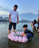 泰芬乐（BIG TAYLOR）儿童游泳圈水上充气浮床浮排躺椅成人游泳防侧翻泳池戏水洗澡玩具 实拍图