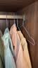 衣架成人加粗防滑加厚学生宿舍无痕挂衣架家用衣服晾衣架撑子衣挂 40cm凹槽（四季款） 10支装（颜色随机） 实拍图