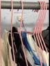 衣架成人加粗防滑加厚学生宿舍无痕挂衣架家用衣服晾衣架撑子衣挂 40cm凹槽（四季款） 20支装（颜色随机） 实拍图