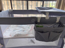 coolbaby婴儿床多功能可折叠可移动拼接床带尿布台蚊帐宝宝床 全家桶 实拍图