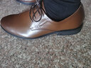 百丽男鞋商务正装皮鞋休闲增高软底真皮鞋10503AM0 棕色-经典版 40 实拍图