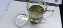 泥也茶杯玻璃杯月牙泡茶杯玻璃水杯绿茶过滤月牙杯办公专用男喝茶杯子 实拍图