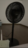 美的（Midea）【超级单品】七叶轻音立式电风扇家用柔风落地扇台式桌面小型风扇大风量节能摇头宿舍电扇 SAF30AB 实拍图