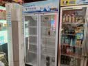 新飞 （Frestec）650L展示柜冷藏保鲜柜酒水饮料冰柜超市玻璃门无霜立式冷柜双门上机风冷蓝白 实拍图