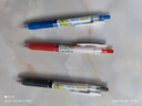 斑马牌（ZEBRA）学霸利器中性笔 0.5mm子弹头按动高颜值签字笔 学生刷题笔记标注笔 JJ77 黑红蓝各1 实拍图