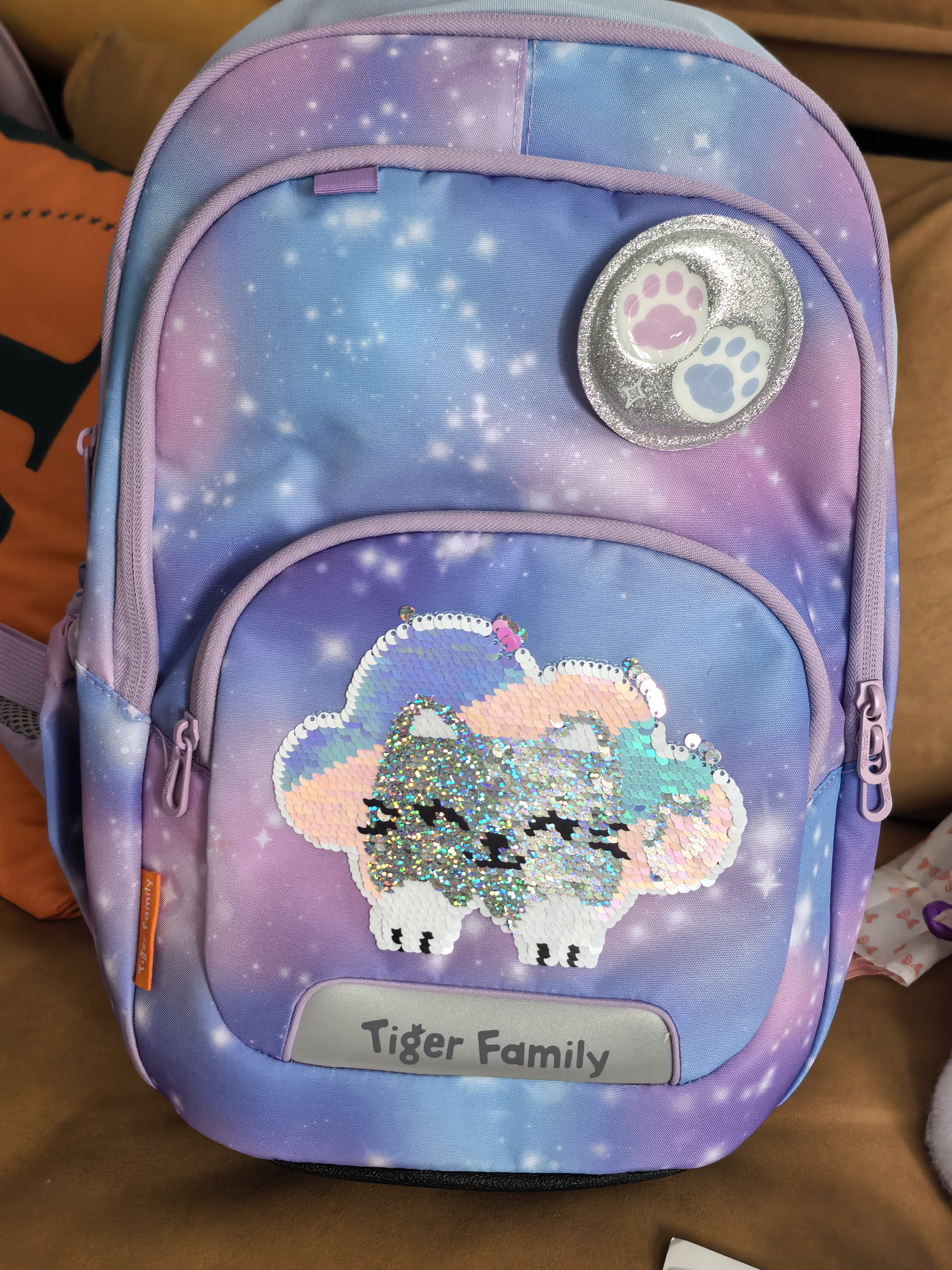 TigerFamily虎米小学生书包1-3年级儿童入学背包男女孩护脊大容量双肩包 实拍图
