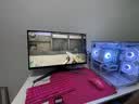 华硕VG27AQ5A 27英寸显示器2K 180Hz显示器超频210Hz FastIPS  HDR10 FreeSync无撕裂 0.3ms响应HDR10 实拍图