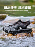 骆驼（CAMEL）户外休闲运动凉鞋包头洞洞沙滩鞋男 G13M076011 黑色 41 实拍图
