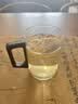 泥也茶杯玻璃杯带把手泡茶杯客人杯6只水杯家用套装食品级耐高温杯子 实拍图
