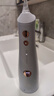 博皓（prooral）冲牙器5025Plus手持立式洗牙器带数显水牙线成人洁牙器便携牙齿冲洗器 天空蓝270ml 实拍图