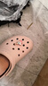 卡骆驰（CROCS）经典洞洞鞋轻便百搭女沙滩鞋包头拖鞋男鞋|10001 骨白色-2Y2(含智必星) 43 (270mm) 实拍图