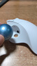 罗技（Logitech）ERGO M575 S无线蓝牙鼠标 无线轨迹球鼠标办公 人体工学鼠标双模 Mac笔记本电脑电池款USB家用鼠标 M575 S珍珠白（升级轻音） 实拍图