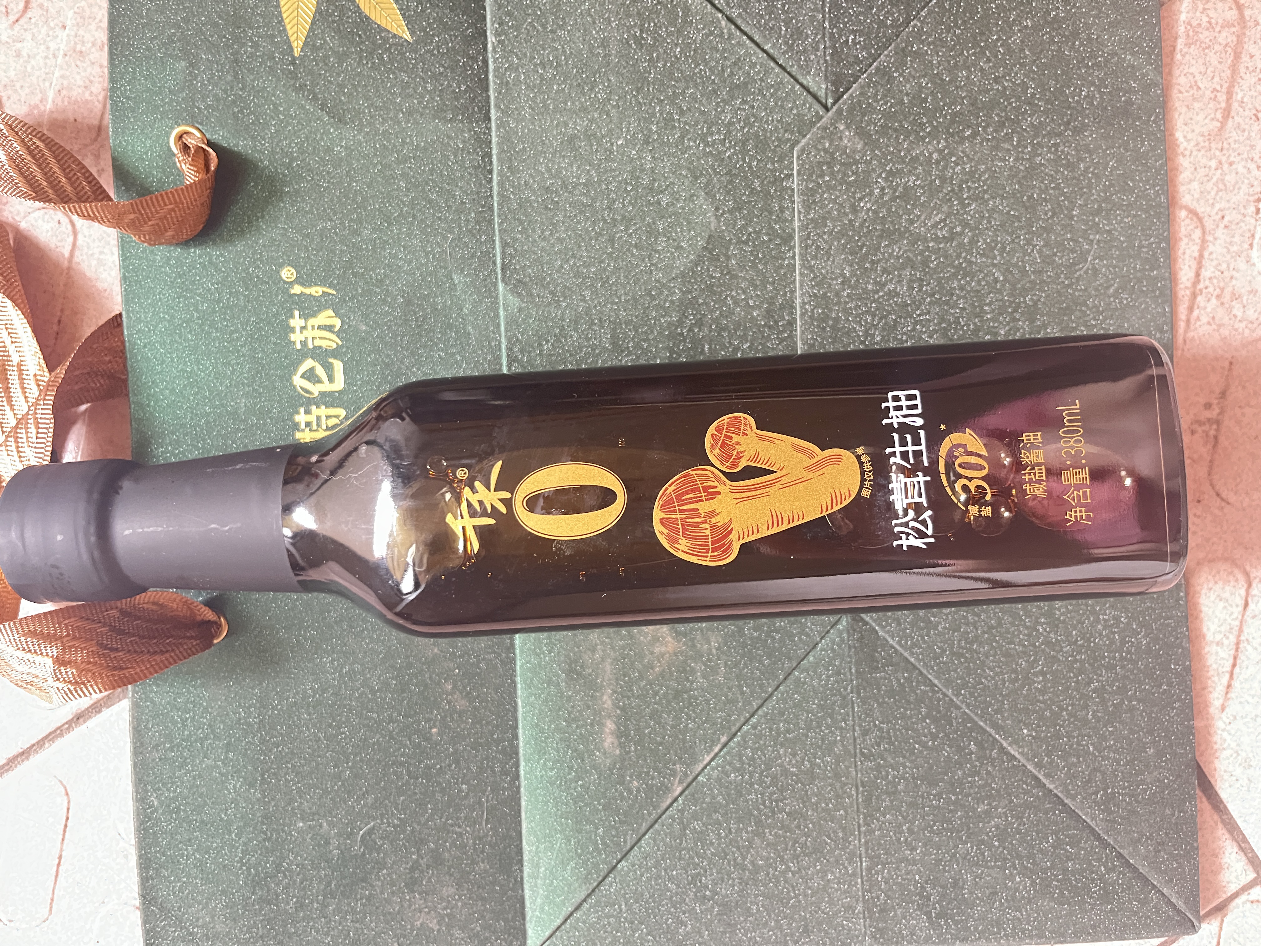 千禾松茸生抽380ml【特级品质】酿造酱油炒菜松茸提鲜凉拌 实拍图