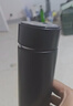 炊大皇保温杯 316L医用级不锈钢茶水分离商务便携智能保温杯 黑色 490ml 实拍图