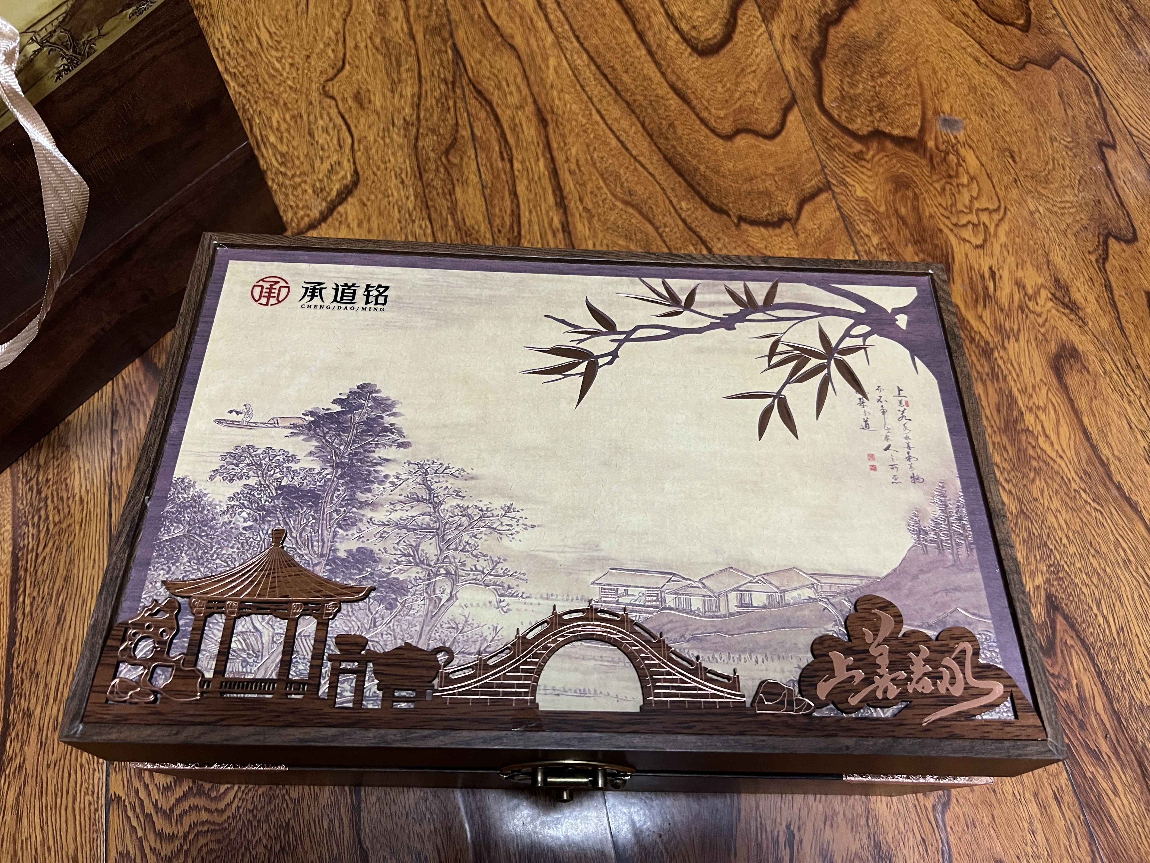 承道铭茶叶冻顶乌龙2026新茶特级台式高山浓香型中秋送礼茶叶礼盒 400g 实拍图