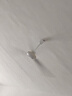 美的（Midea） 吊扇家用客厅电风扇轻音钢叶大风力宿舍工厂楼顶扇吸顶风扇 风扇踏青放价 白色 FC120-BA（48寸/1.2米） 实拍图