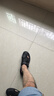 公牛世家凉鞋男夏季包头沙滩鞋软皮软底户外涉水休闲潮流男士洞洞鞋 实拍图