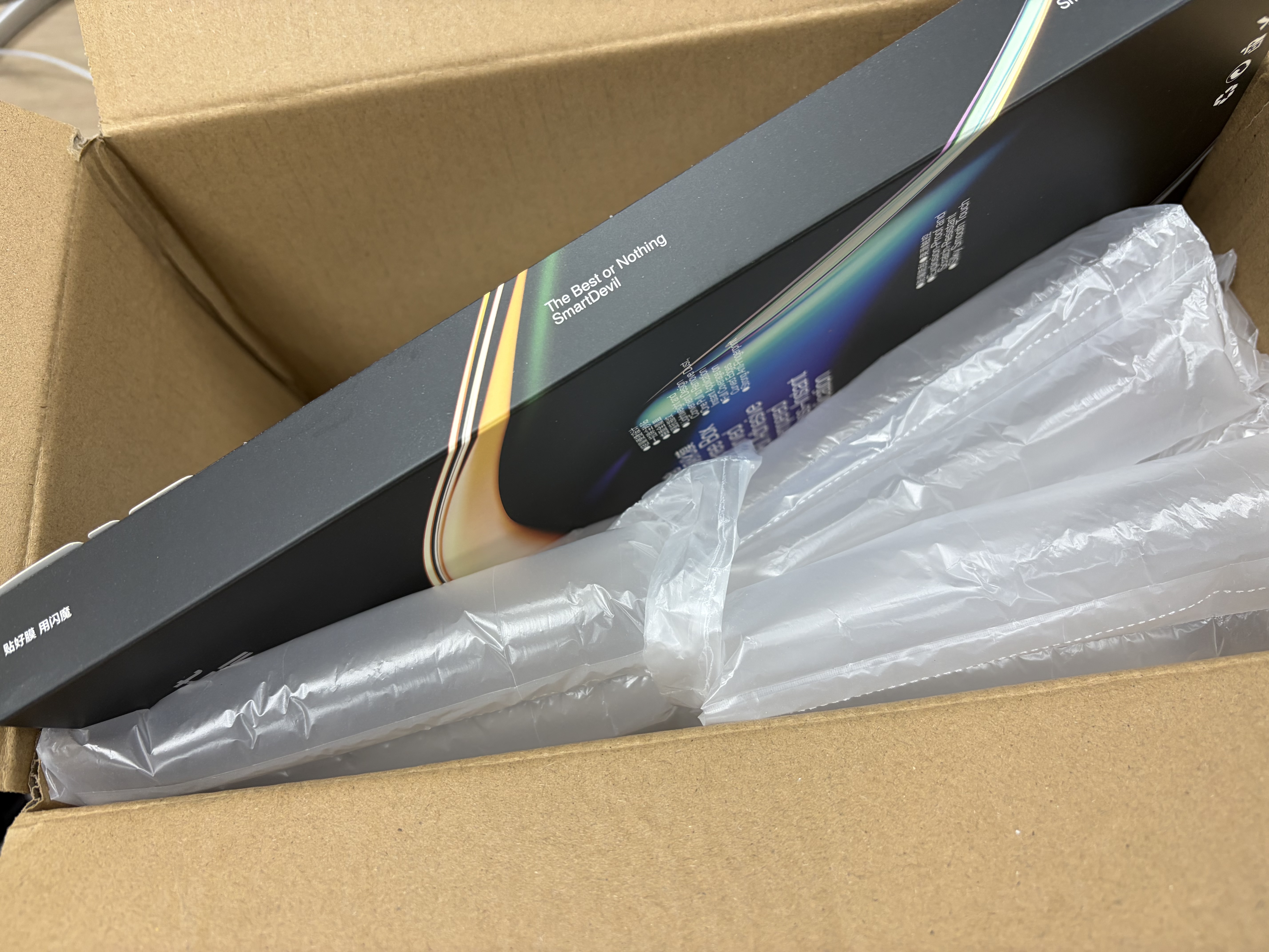 闪魔超感膜【3D热弯+AR增透抗反射+磁控溅射】适用iPhone Air钢化膜苹果Air手机膜防尘无尘仓高清膜 实拍图