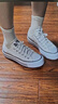 匡威（Converse）莫尔登All Star夏季帆布运动休闲板鞋黑色A00811C A00811C 41 实拍图