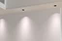 雷士（NVC）LED射灯客厅过道背景嵌入式防眩小山丘铝材7瓦暖白黑杯【莲华】 实拍图