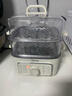 美的（Midea）电蒸锅电煮锅电火锅多功能锅家用电炒锅蒸蛋器蒸包子锅电热锅10.8升三层大容量多用途锅ZGE2323Z02 实拍图