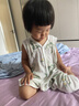 柯斯德尼（kidsneed）婴儿睡袋宝宝睡裙夏季薄款纯棉7分袖儿童睡袋男女童睡衣家居服100 实拍图