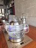 开品全自动底部双壶上水 双壶恒温24小时玻璃电茶炉 茶台烧水壶家用办公电茶炉 茶桌嵌入式一体 1L 双壶上水20X37CM 三壶款式 桶水款 实拍图