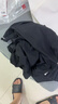 名创优品（MINISO）短袖t恤男士夏季新款重磅纯棉上衣服休闲宽松半袖体恤 黑 XL 实拍图