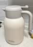 膳魔师（THERMOS）保温壶玻璃内胆家用大容量便携宿舍暖水壶热水瓶TEHA/TEHD TEHD-黑色 1.48L 实拍图
