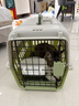 KimPets猫咪航空箱猫包外出便携猫笼子猫箱狗狗托运箱车载狗笼宠物太空舱 蒂安绿S 12斤内猫犬 【加厚耐磨】 送隔尿底板 实拍图