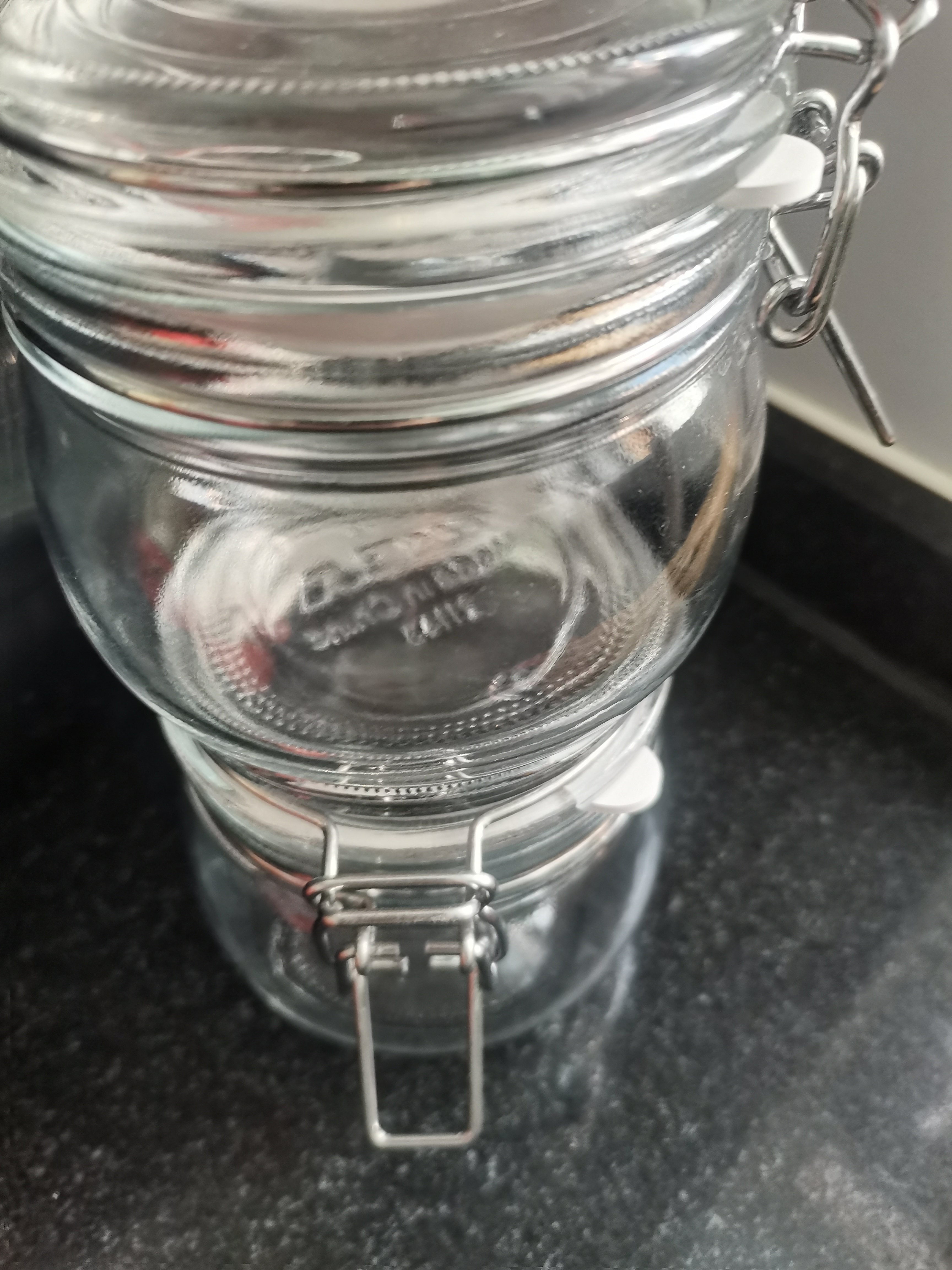 宜家（IKEA）考肯密封透明储物罐玻璃瓶密封罐食品级专用附盖罐储存罐 透明玻附盖罐璃2升 实拍图