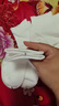 莫代尔棉袜子女中筒波点春夏季薄款堆堆袜双层蕾丝舒适无骨月子袜女 实拍图