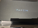 帕森（PARZIN）偏光太阳镜男 经典飞行框蛤蟆镜遮阳防晒开车专用墨镜送男士礼物 黑框黑灰片【PZ8009】 实拍图